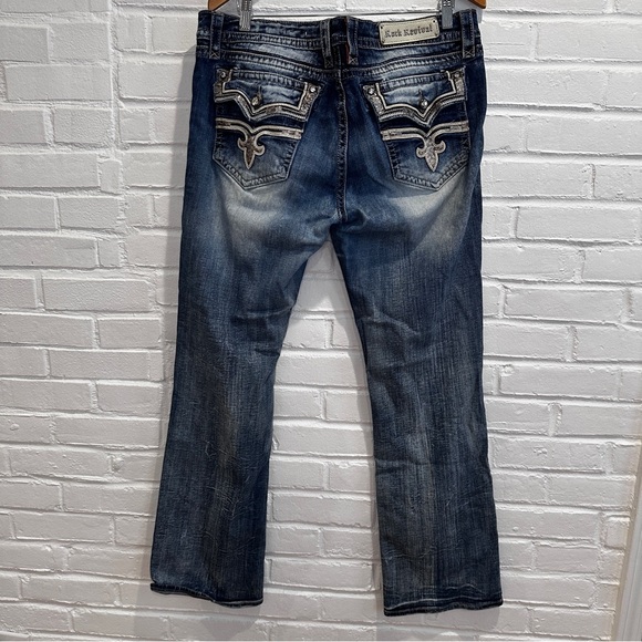 Rock Revival Easy Boot Jeans Plus Size 34 - Picture 13 of 16
